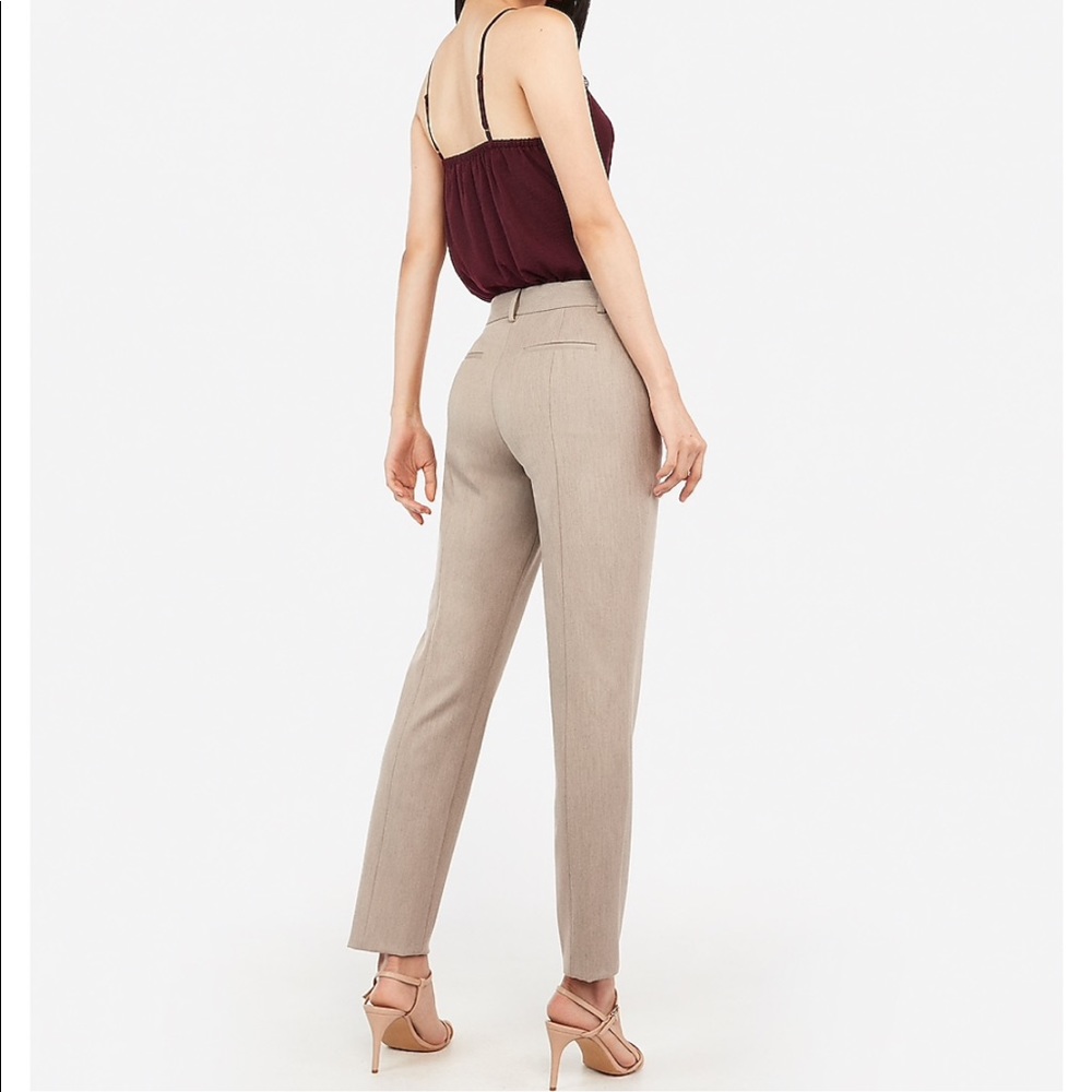 Express Khaki, Tan Skinny Columnist